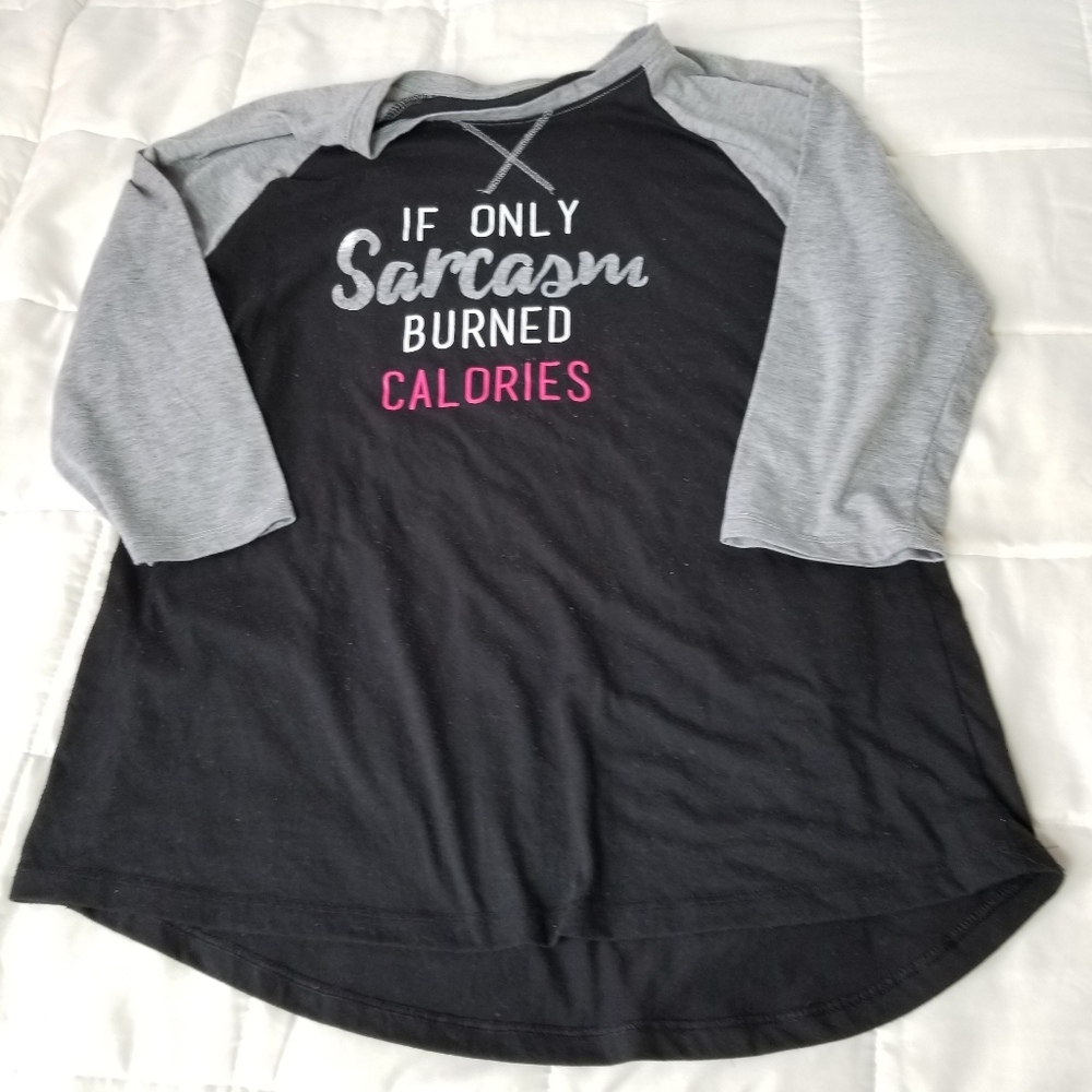 Athletic Works With Fun Expression Tshirt, Size Lg.   A59